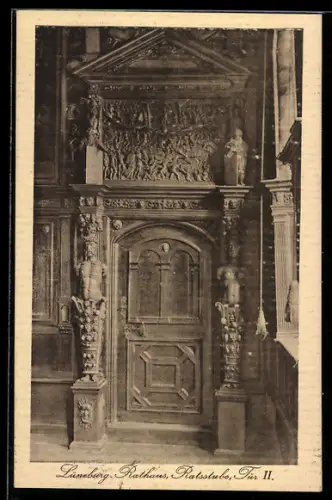 AK Lüneburg, Rathaus, Ratsstube, Tür