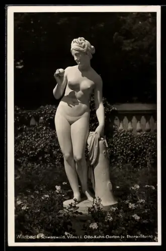 AK Wildbad i. Schwarzwald, Venus i. Otto-Kuhn-Garten