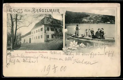 AK Steyregg, Überfuhr und Gasthaus Bangelmayr