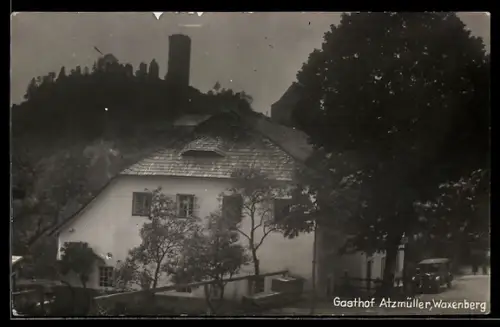 AK Oberneukirchen /O.-Oe., Waxenberg, Gasthof Atzmüller, Aussenansicht