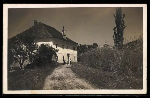 AK Steyregg /O.-Oe., Pulgarn, Gasthaus von Frz. Weiss, Aussenansicht