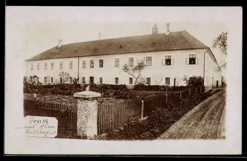 Foto-AK Bad Zell /O.-Oe., Schloss Zellhof
