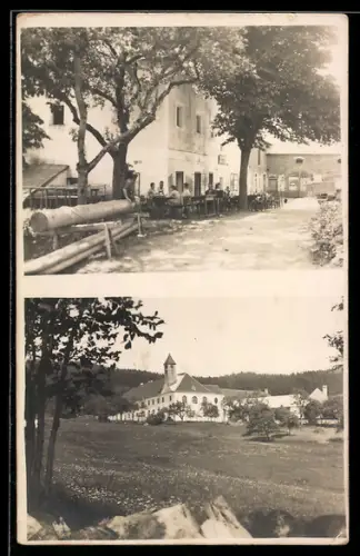 AK Eidenberg bei Gramastetten, Gasthaus zur Post, Bes. Erlinger