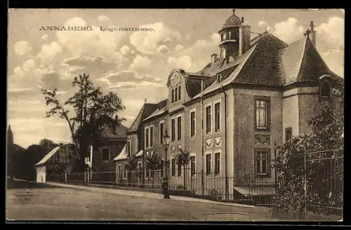 AK Annaberg, Wohnhaus in der Logenstrasse