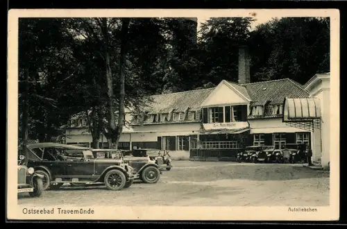 AK Travemünde, Am Gasthaus Zum Autoliebchen