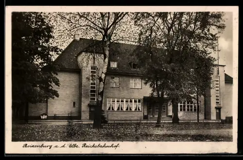 AK Boizenburg a. d. Elbe, Ansicht vom Reichsbahnhof
