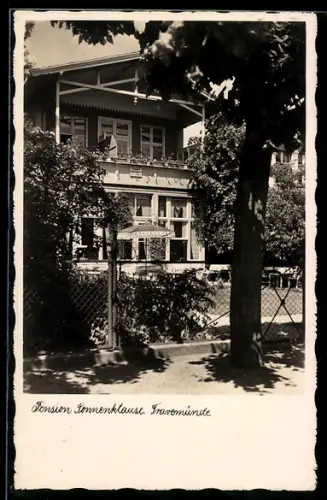 AK Travemünde, Hotel Pension Sonnenklause, Bes. Paeprer, Kaiserallee 23