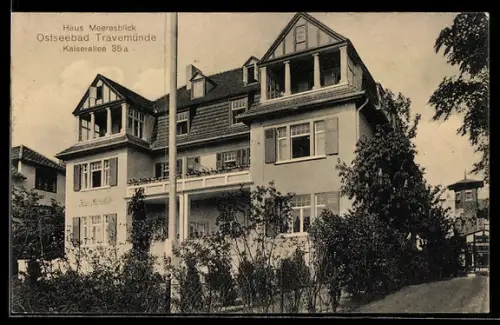 AK Travemünde, Hotel Haus Meeresblick, Kaiserallee 35a