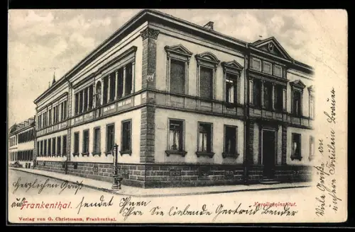 AK Frankenthal, Blick auf das Karolineninstitut