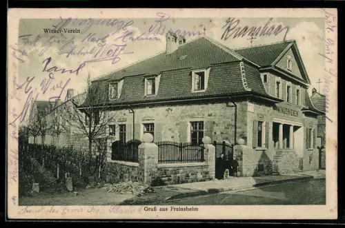 AK Freinsheim, Winzer-Verein am Feldrand