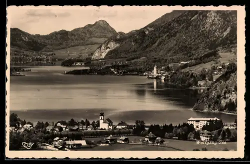 AK St. Wolfgang, Blick auf den See