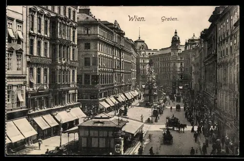 AK Wien, Graben aus der Vogelschau