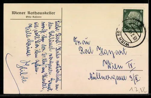 AK Wien, Rathauskeller, Grinzinger Keller