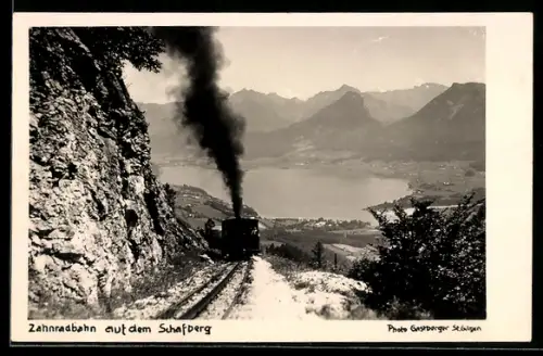 AK Zahnradbahn auf den Schafberg
