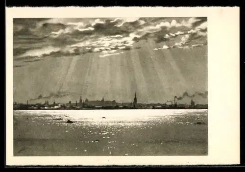 AK Tallinn, Vaade merelt, Totalansicht vom Meer