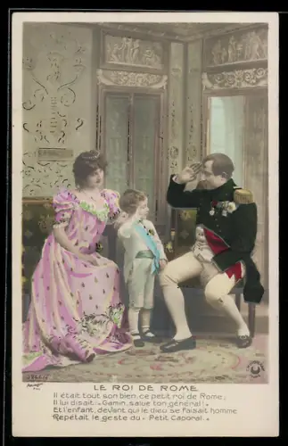 AK Napoleon, Le Roi de Rome, Napoleons Sohn