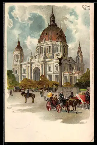 Künstler-AK Heinrich Kley: AK Berlin, Der Dom