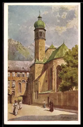 Künstler-AK Innsbruck, Hofkirche