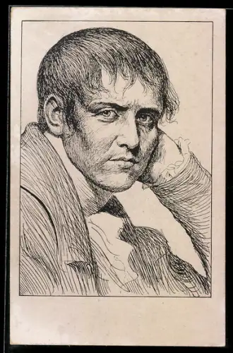 AK Schriftsteller Heinrich von Kleist, Portrait