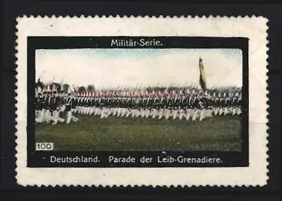 Reklamemarke Parade der Leib-Grenadiere