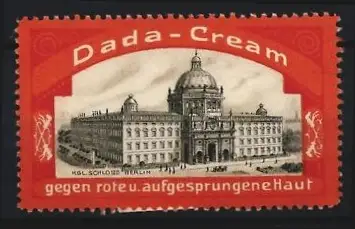 Reklamemarke Dada-Cream, Königliches Schloss Berlin