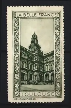 Reklamemarke Toulouse, Ansicht eines Gebäudes