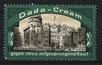 Reklamemarke Dada-Cream, Schloss in Detmold