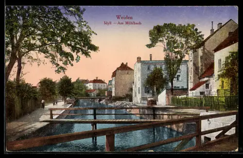 AK Weiden, Idyll am Mühlbach