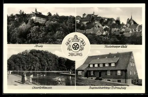 AK Iburg, Burg, Charlottensee, Jugendherberge Dörenburg, Teutoburger Wald