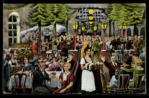 AK Hamburg-St.Pauli, Konzerthaus Oberbayern, Inhaber Wilhelm Meyer, Spielbudenplatz 15