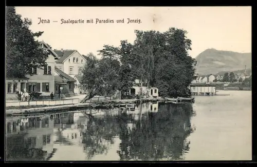 AK Jena, Saalepartie mit Paradies und Jenzig