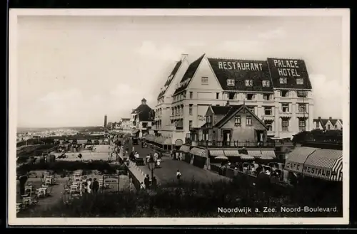 AK Noordwijk a. Zee, Noord-Boulevard, Restaurant Palace-Hotel