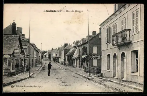 AK Londinières, Rue de Dieppe
