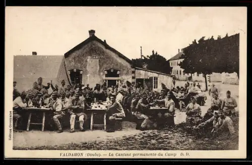 AK Valdahon /Doubs, La Cantine permanente du Camp D. D