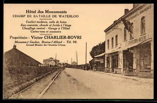 AK Waterloo, Hôtel des Monuments