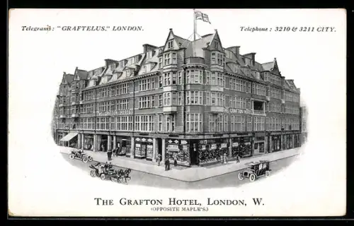 AK London, The Grafton Hotel opposite Maple`s