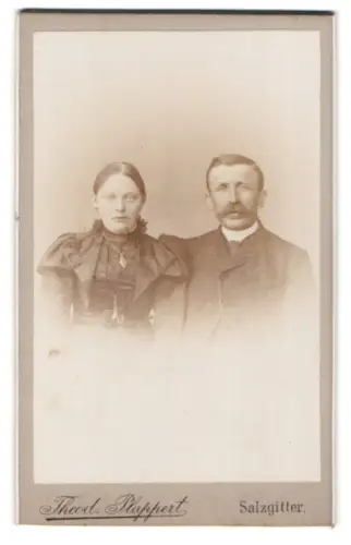 Fotografie Theod. Plappert, Salzgitter, Damm 101, Paar im Porträt
