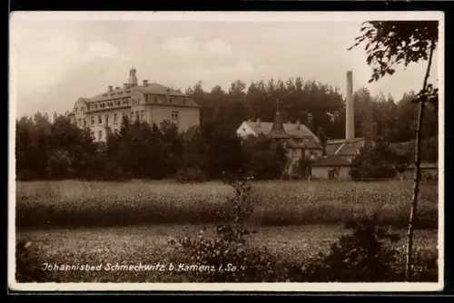 AK Schmeckwitz b. Kamenz, Kurhaus von Dr. N. Rachel