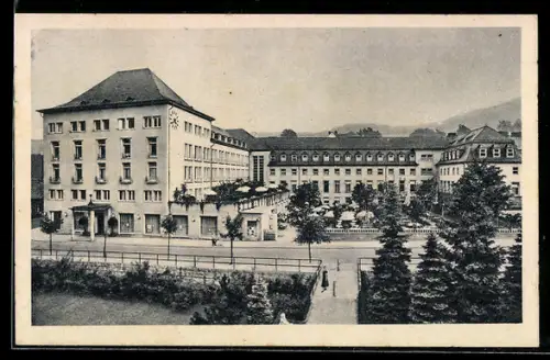 AK Oberschlema /Sächs. Erzgeb., Kurhaus und Kurhotel