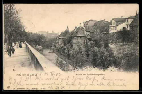 AK Nürnberg, Partie am Spittlertorgraben