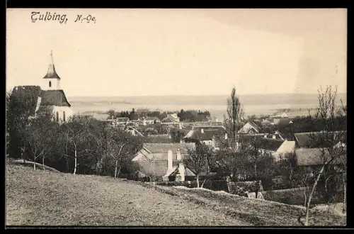 AK Tulbing /N.-Ö., Ortspanorama mit Kirche