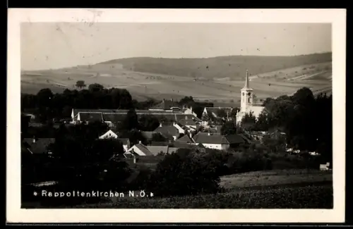 AK Rappoltenkirchen /N.Ö., Panorama mit Ort u. Kirche