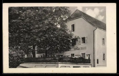 AK Wilhering a. d. Donau, Gasthaus-Jausenstation Hans Pichler