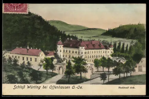 AK Würting bei Offenhausen, Schloss