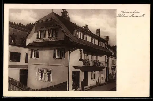AK Mariazell, Fremdenheim Johann Fehlner, Wr. Neustädtergasse 5