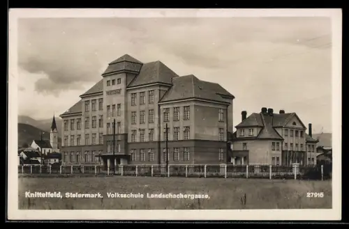 AK Knittelfeld /Steiermark, Volksschule in der Landschachergasse