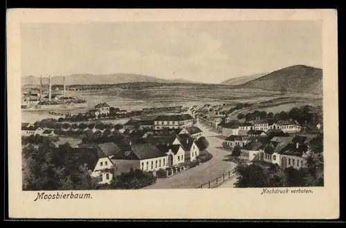 AK Atzenbrugg /N.-Oe., Moosbierbaum, Blick in den Ort