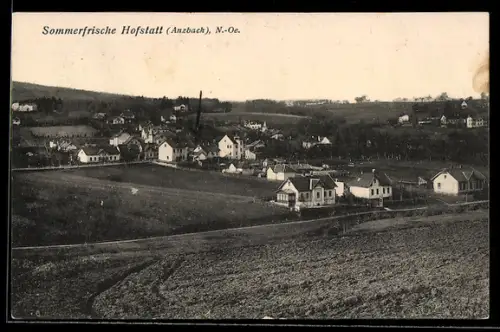 AK Hofstatt bei Anzbach, Blick in den Ort