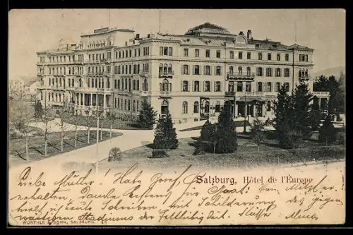 AK Salzburg, Hotel de l`Europe