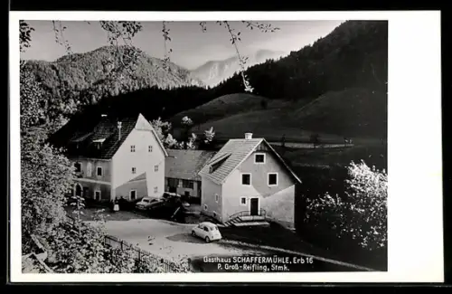 AK Gross-Reifling /Stmk., Gasthaus Schaffermühle
